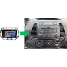 SmartGO Hyundai I20 Manuel Klima Android Gps Carplay 8+256 GB Kamera + Çerçeve (2008-2012) (Yazılımsal)