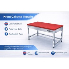 sc sonsesconcept Polietenli Çalışma Tezgahı, Krom , Paslanmaz