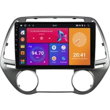 SmartGO Hyundai I20 Android Multimedya Sistemi (2008-2012) Uyumlu 8+256 GB Premium Ekran (Yazılımsal)