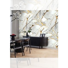 Diecor Premium Kalite Mermer Desenli Pvc Panel 122X244 cm Suya Dayanıklı Banyo, Mutfak ve Zemin Kaplama