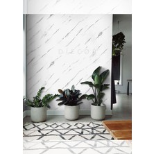 Diecor Premium Kalite Mermer Desenli Pvc Panel 122X244 cm Suya Dayanıklı Banyo, Mutfak ve Zemin Kaplama