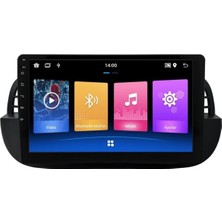 SmartGO Fiat 500 Multimedya Sistemi (2008-2014) 8+256 GB  (Yazılımsal)