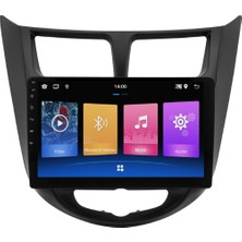 SmartGO Hyundai Accent Blue Uyumlu Android Multimedya Sistemi (2011-2017) 8+256 GB  (Yazılımsal)