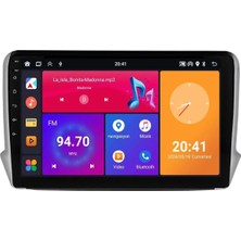 SmartGO Peugeot 208 Android Multimedya Sistemi (2013-2021) 8+256 GB Premium Ekran  (Yazılımsal)