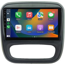 SmartGO Renault Traffic Android Multimedya Sistemi (2015-2021) 8+256 GB Premium Ekran  Uyumlu (Yazılımsal)