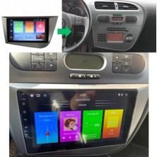 SmartGO Seat Leon Android Gps Carplay 8+256 GB Kamera + Çerçeve (2006-2010) (Yazılımsal)