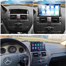 SmartGO Mercedes C Serisi W204 Android Gps Carplay 8+256 GB Kamera + Çerçeve (2006-2011)  (Yazılımsal)