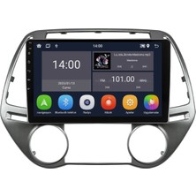 SmartGO Hyundai I20 Uyumlu Android Multimedya Sistemi (2008-2012) 8+256 GB (Yazılımsal)