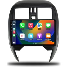 SmartGO Nissan Micra 2014-2018 8+256 GB Android Carplay Multimedya Sistemiuyumlu (Yazılımsal)