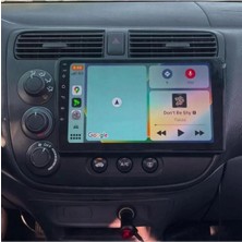 SmartGO Honda Civic V-Tech 2 Android Gps Carplay 8+256 GB Kamera + Çerçeve (2001-2006) (Yazılımsal)