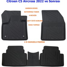 Carlone Citroen C5 Aircross 2022 ve Sonrası 4d Premium Havuzlu Paspas