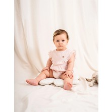 Kidaxi Pitikare Desenli Kız Bebek Body | Şık ve Rahat Tasarım | 3-24 Ay | KD53392