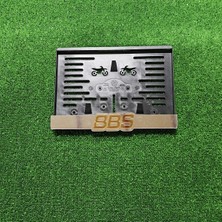 Carlone Motorsiklet Plakalık Bbs Lazer Kesim 3D Kabartmalı Model Motor Plakalığı