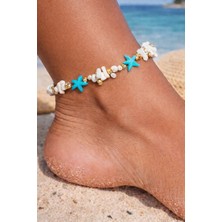 By Song Jewelry Deniz Yıldızlı Mercan Doğaltaşlı Halhal