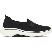 Derimod Zero Kadın Siyah Kumaş Loafer 26PFE49326F