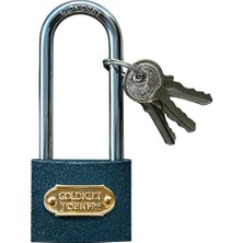 Gk Uzun Tip Gri Asma Kilit 32 mm 3 Anahtarlı