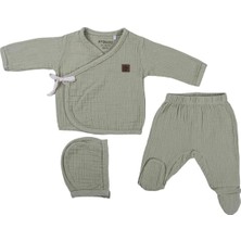 Aydodo Müslin Yenidoğan Bebek Takım