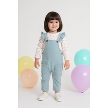Aydodo Salopet Sweatshirt Ikili Kız Bebek Takım