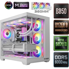 Xaser Diamond X4 Ryzen 9 9950X3D 64GB Ram 2tb M.2 Nvme SSD 16GB RTX5070TI Oyuncu Tavsiye Sistem
