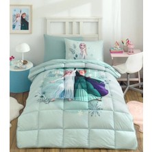 Özdilek Disney Uyku Seti Ranforce Tek Kişilik Mint Frozen Leaves