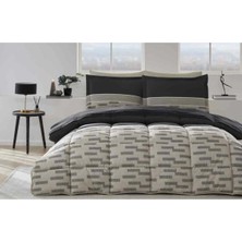 Özdilek Uyku Seti Ranforce Çift Kişilik Siyah Sculpted