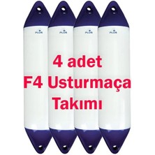 DRT 4plus 4 Adet F4 Mavi/beyaz Tekne Usturmaça Takımı (21X104)