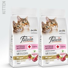 Felicia Kitten & Mother Care Kuzulu Yavru Kedi Maması 2kg x 2ADET