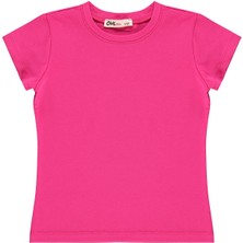 Civil Girls Basic 2-5 Yaş Tişört - Fusya