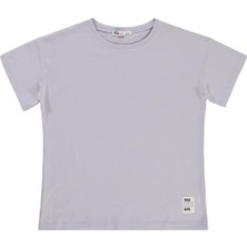 Civil Girls Basic 10-13 Yaş Tişört - Lila 12-13 Yaş