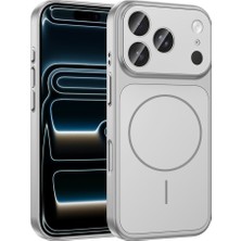 Day Apple iPhone 17 Pro Max Için Kamera Korumalı Silikon Kılıf - Gri