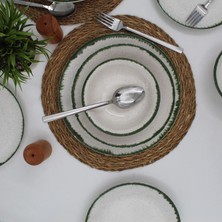 Arna Porselen Sedef 24 Parça 6 Kişilik Yemek Takımı