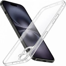 Bzontech iPhone 16 Uyumlu Kılıf Şeffaf Kamera Korumalı 3D