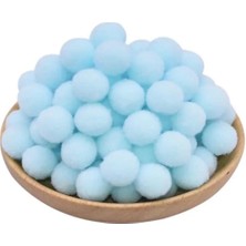 2 cm Peluş Ponpon 1000 Adet (Paket) – El Sanatları, Okul ve Hobi Çalışmaları Için
