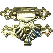 Kutu, Tavla Klipsi, Ön Kilidi No2,5  26X18 Sarı, 1 Adet