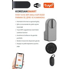 Koresan Tuya FX101 Wifi Akıllı Kapı Kilidi – Parmak Izi, Şifre ve Kumandalı