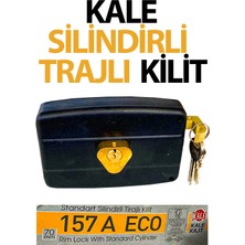 Kale Kilit Standart Silindirli Trajlı Kilit Kale 157 A Eko
