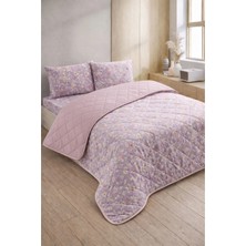 Formeya Kapitoneli Çift Kişilik Desenli Pike - Yatak Örtüsü Takımı 200x230 cm - 2 Adet Yastık Kılıflı