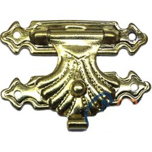 Kutu, Tavla Klipsi, Ön Kilidi No3  33X24 Sarı, 1 Adet