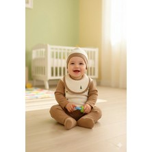 Kidaxi Erkek Bebek 4'lü Zıbın Takımı 1-6 Ay