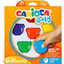 tp Teddy Crayons 6'lı