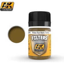 Ak Interactive Ak 076 35 Ml. Nato Araçları Koyu Kahve Efekti, Filters Serisi Enamel Model Boyası