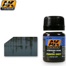Ak Interactive Ak 069 35 Ml. Panzer Grey Çizgi Kiri Efekti, Enamel Model Boyası