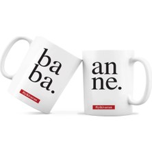 Sevgili Annene Özel Iyi Ki Varsın Anne Baba Ikili Kupa Seti