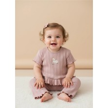 Kidaxi Jakarlı Tişört Pantolon Takım