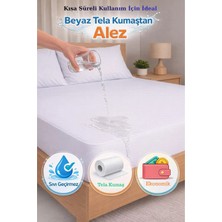 Formeya Ekonomik Tela Kumaş Fitted Sıvı Geçirmez Alez