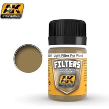 Ak Interactive Ak 261 35 Ml. Ahşap Için Açık, Filters Serisi Enamel Model Boyası