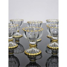 6'lı Cam Yaldızlı Mini Lokumluk ve Çikolatalık Seti, Şık Sunumlar