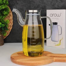 Şeffaf 1000ML Yağdanlık, Dayanıklı ve Pratik Tasarım