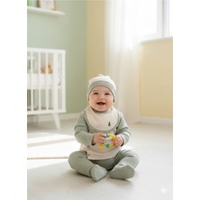 Kidaxi Erkek Bebek 4'lü Zıbın Takımı 1-6 Ay