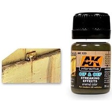 Ak Interactive Ak 123 35 Ml. Oıf&oef Abd Araçları Çizgi Efekti, Enamel Model Boyası